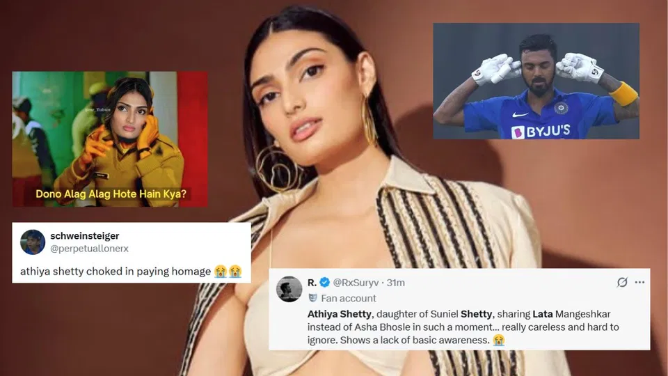 "Choked In...": KL Rahul's Wife Gets Bashed Online After Asha Bhosle Tribute Blunder